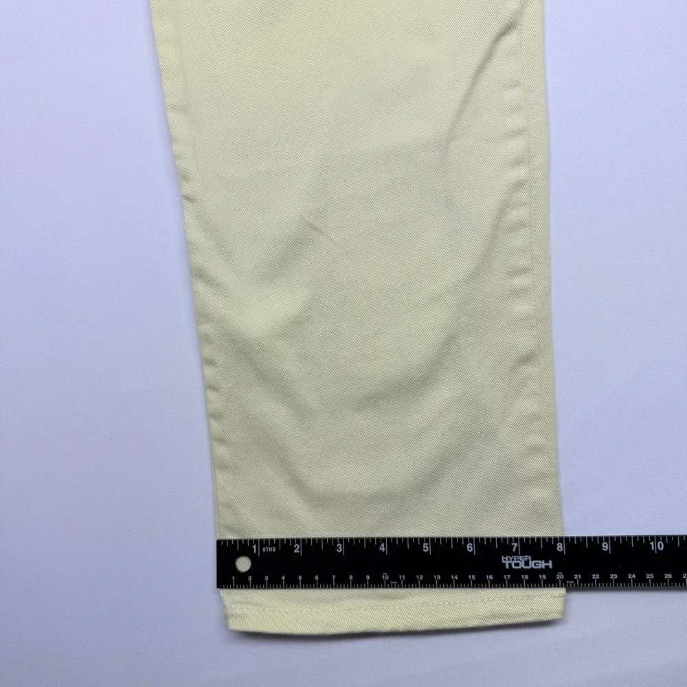 Gloria Vanderbilt Amanda High Rise Straight Leg Jeans Yellow Womens 18 Long - Picture 9 of 11